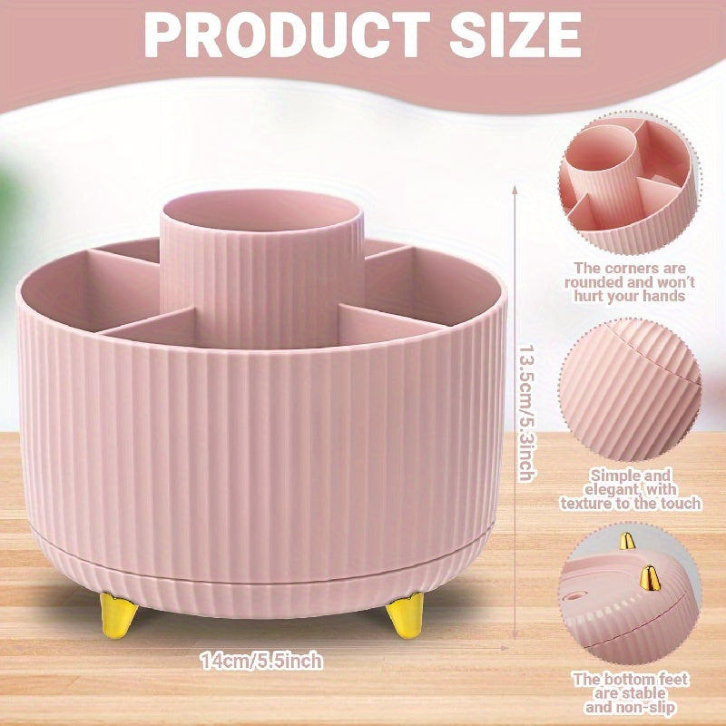 Rotating Makeup Brush Storage Tray Set of 2
