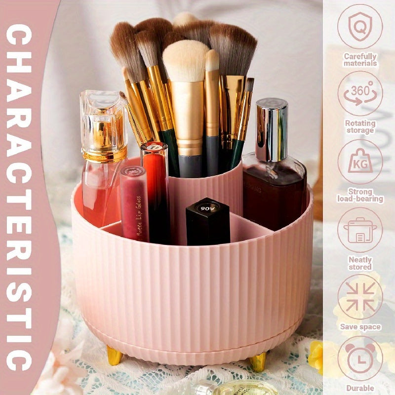 Rotating Makeup Brush Storage Tray Set of 2