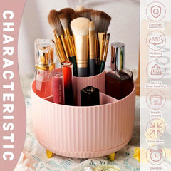 Rotating Makeup Brush Storage Tray Set of 2