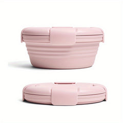 Camping Water Bowl Silicone Lightweight Folding Lunch Box