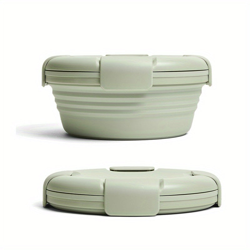Camping Water Bowl Silicone Lightweight Folding Lunch Box