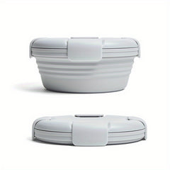 Camping Water Bowl Silicone Lightweight Folding Lunch Box