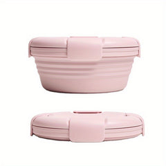 Camping Water Bowl Silicone Lightweight Folding Lunch Box