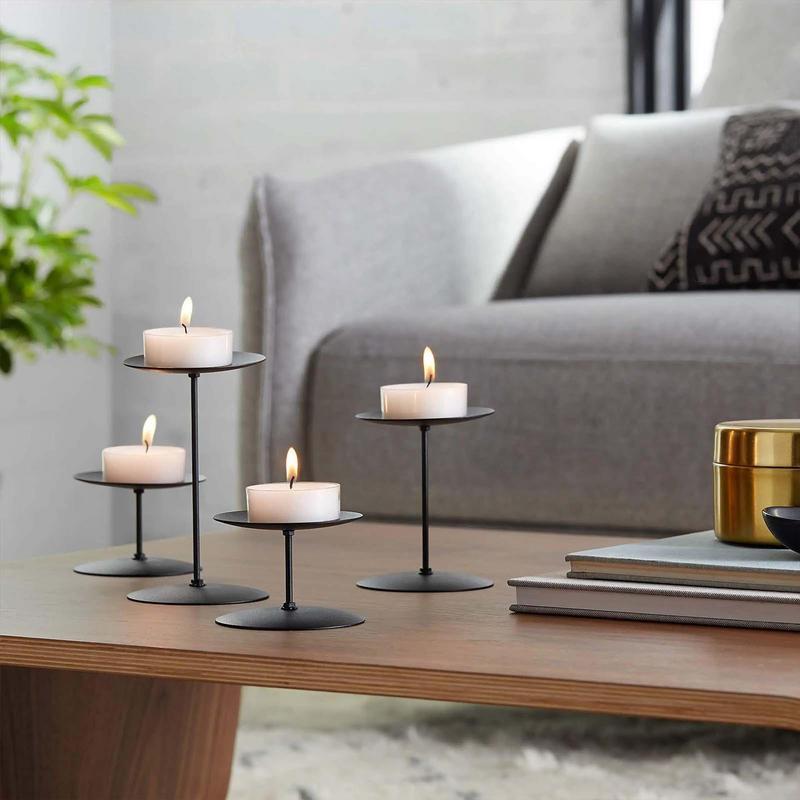 10pcs Smokeless Tea Candles for Office and Home Use