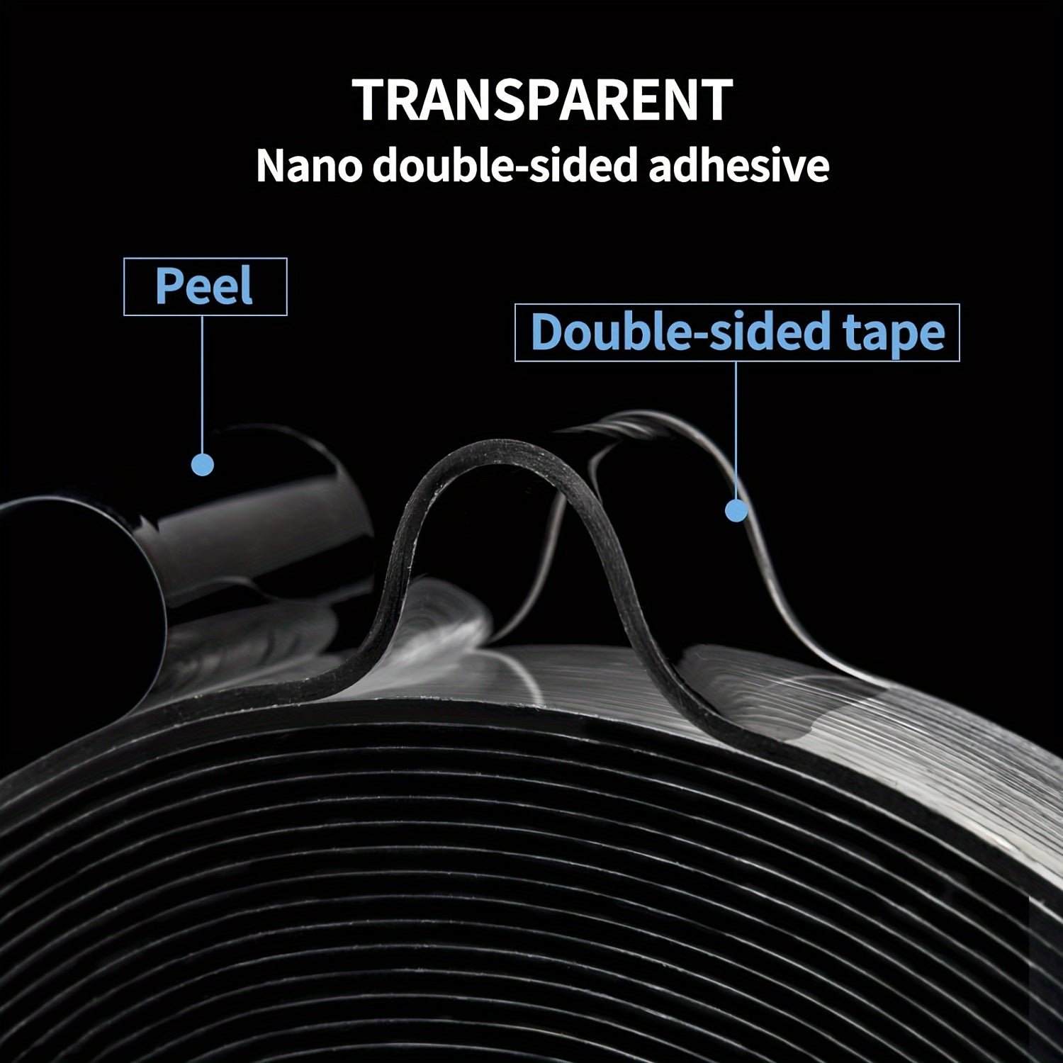 Heavy Duty Double Sided Tape Strong & Sticky Multipurpose Removable & Washable