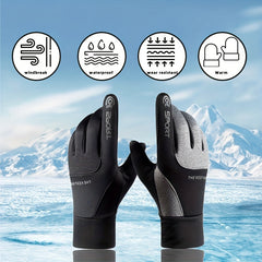 Winter Warm Gloves Anti Slip Touch Screen Waterproof