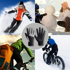 Winter Warm Gloves Anti Slip Touch Screen Waterproof
