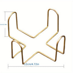 Metal Coaster Holder Iron Frame Tray Fits Round and Square Coasters