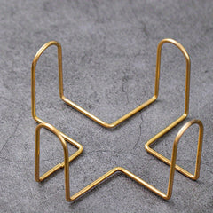 Metal Coaster Holder Iron Frame Tray Fits Round and Square Coasters