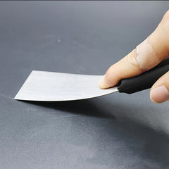 2pcs Stainless Steel Putty Scraper Rubber Handle Trowel Cleaning Paint 2 54 Cm
