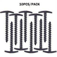 10pcs Camping Tent Ground Nails Screw Stakes for Hiking