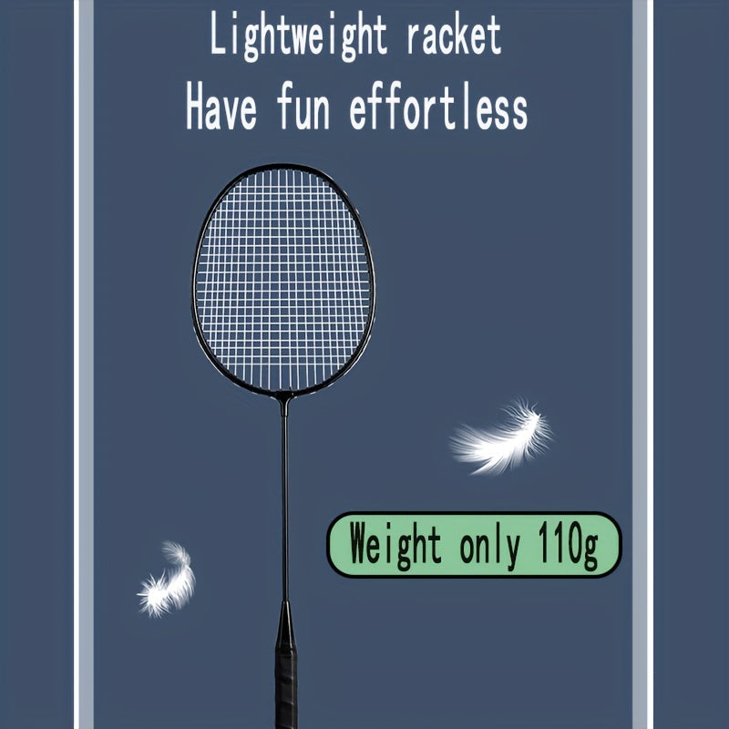 2pcs Badminton Rackets For Adults - Indoor Outdoor Exercise