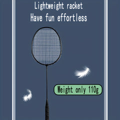 2pcs Badminton Rackets For Adults - Indoor Outdoor Exercise