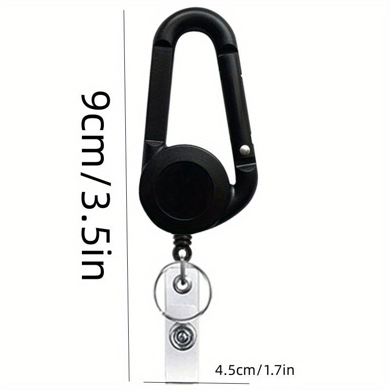 Retractable Keychain Buckle for Outdoor Camping Fishing