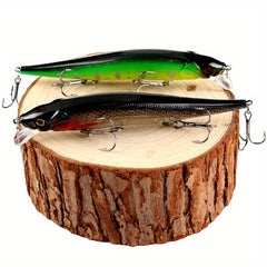 3pcs Bionic Plastic Lure Long Casting Minnow for Freshwater and Seawater