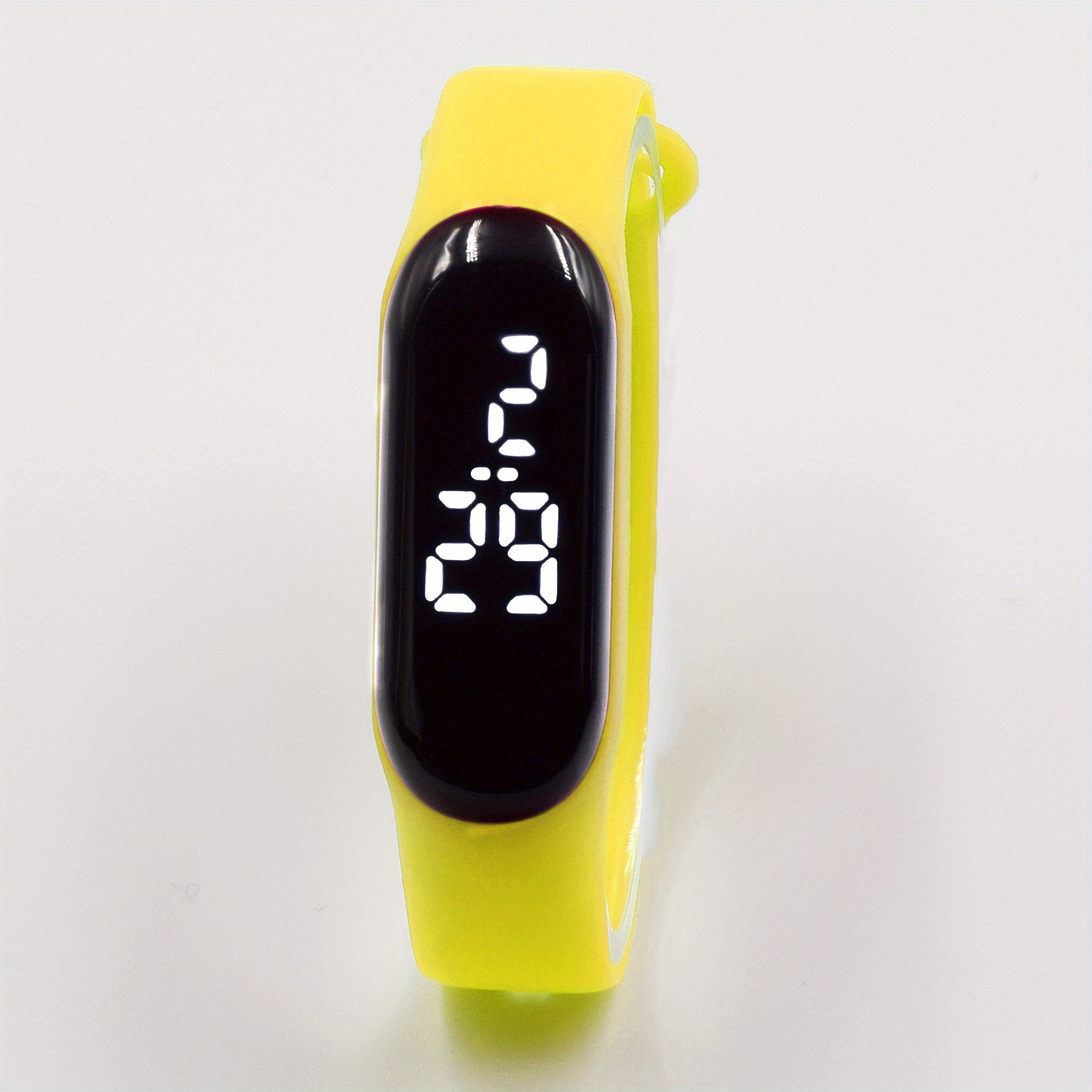 LED Digital Touch Screen Sports Watch Silicone Band Students