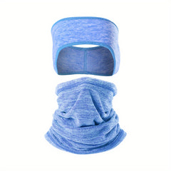2 Pack Winter Ear Warmer Headband & Neck Warmers Set for Cycling Skiing