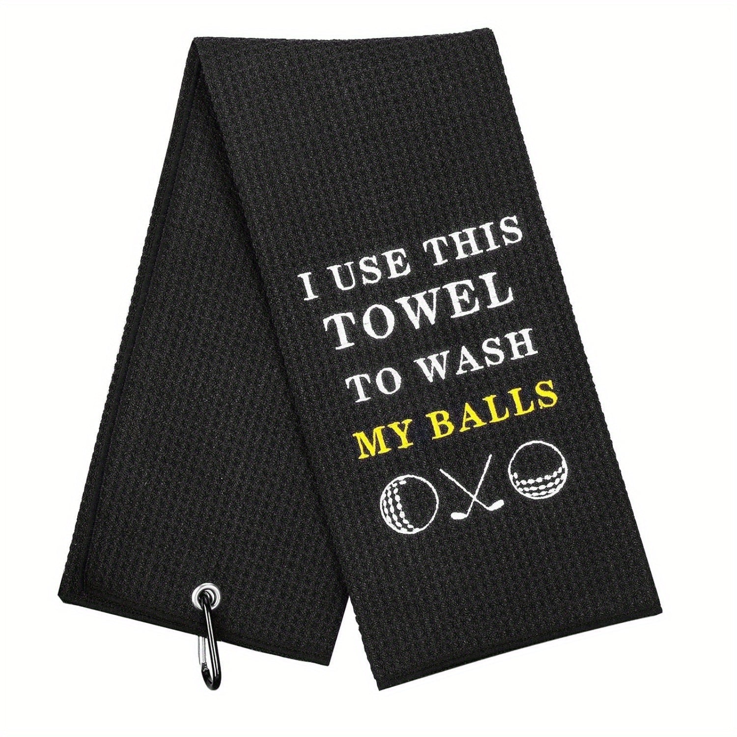 Funny Golf Towel with Clip for Women