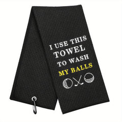 Funny Golf Towel with Clip for Women