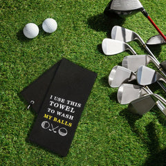 Funny Golf Towel with Clip for Women