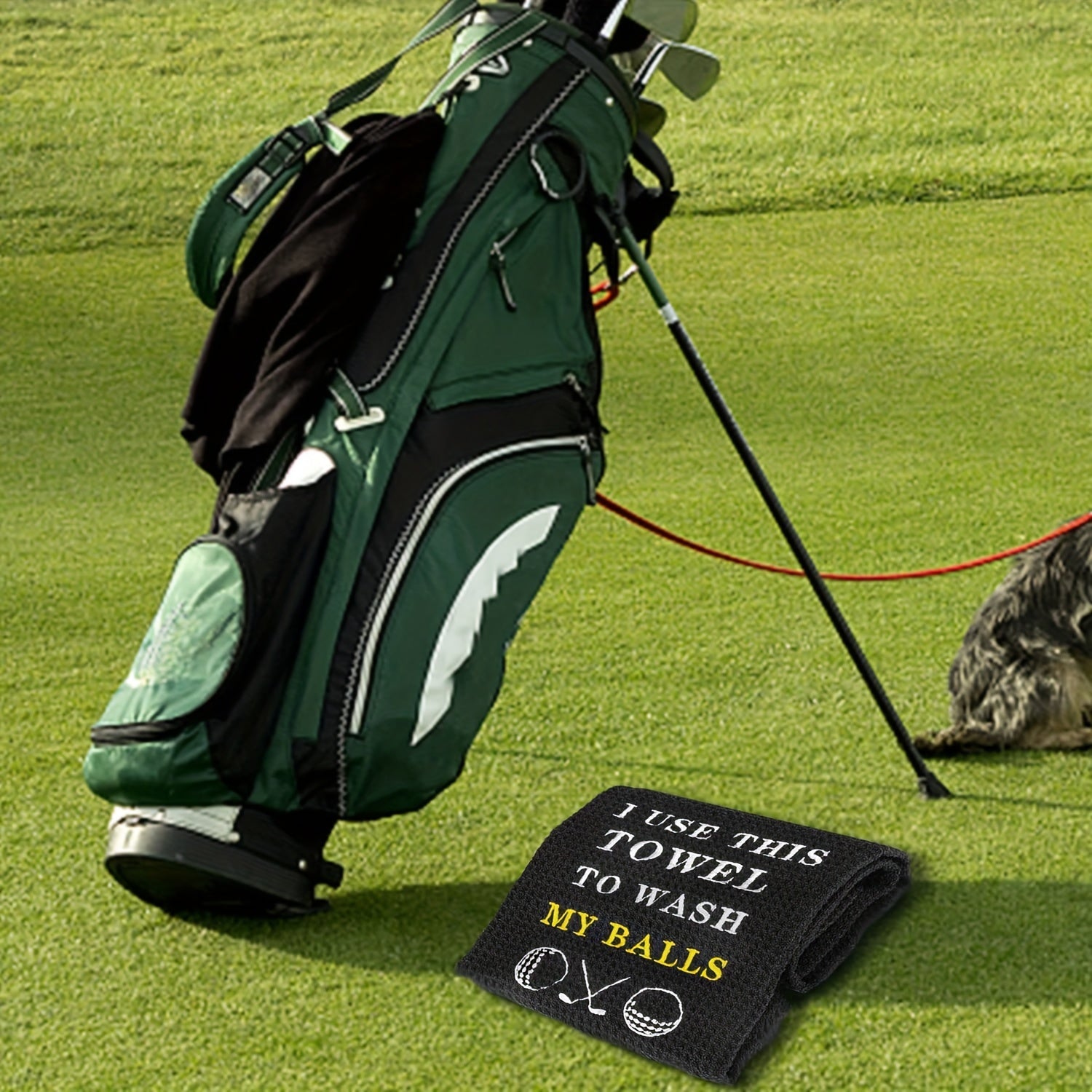 Funny Golf Towel with Clip for Women