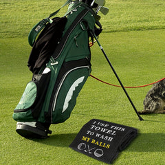 Funny Golf Towel with Clip for Women