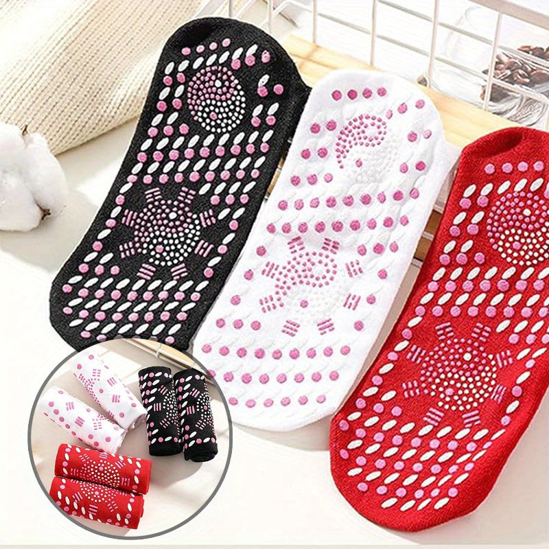 3 Pairs Slimming Tourmaline Magnetic Socks For Men