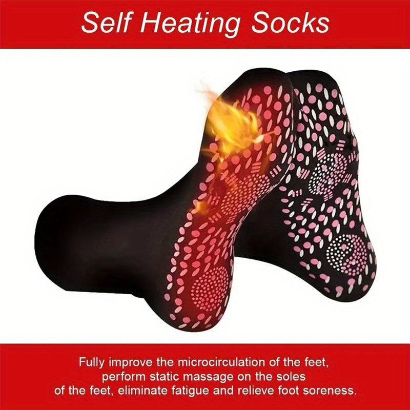 3 Pairs Slimming Tourmaline Magnetic Socks For Men