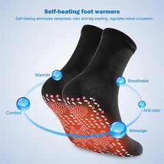 3 Pairs Slimming Tourmaline Magnetic Socks For Men