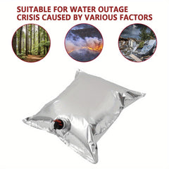 5pcs 25L Collapsible Water Bags Travel Camping Mountaineering