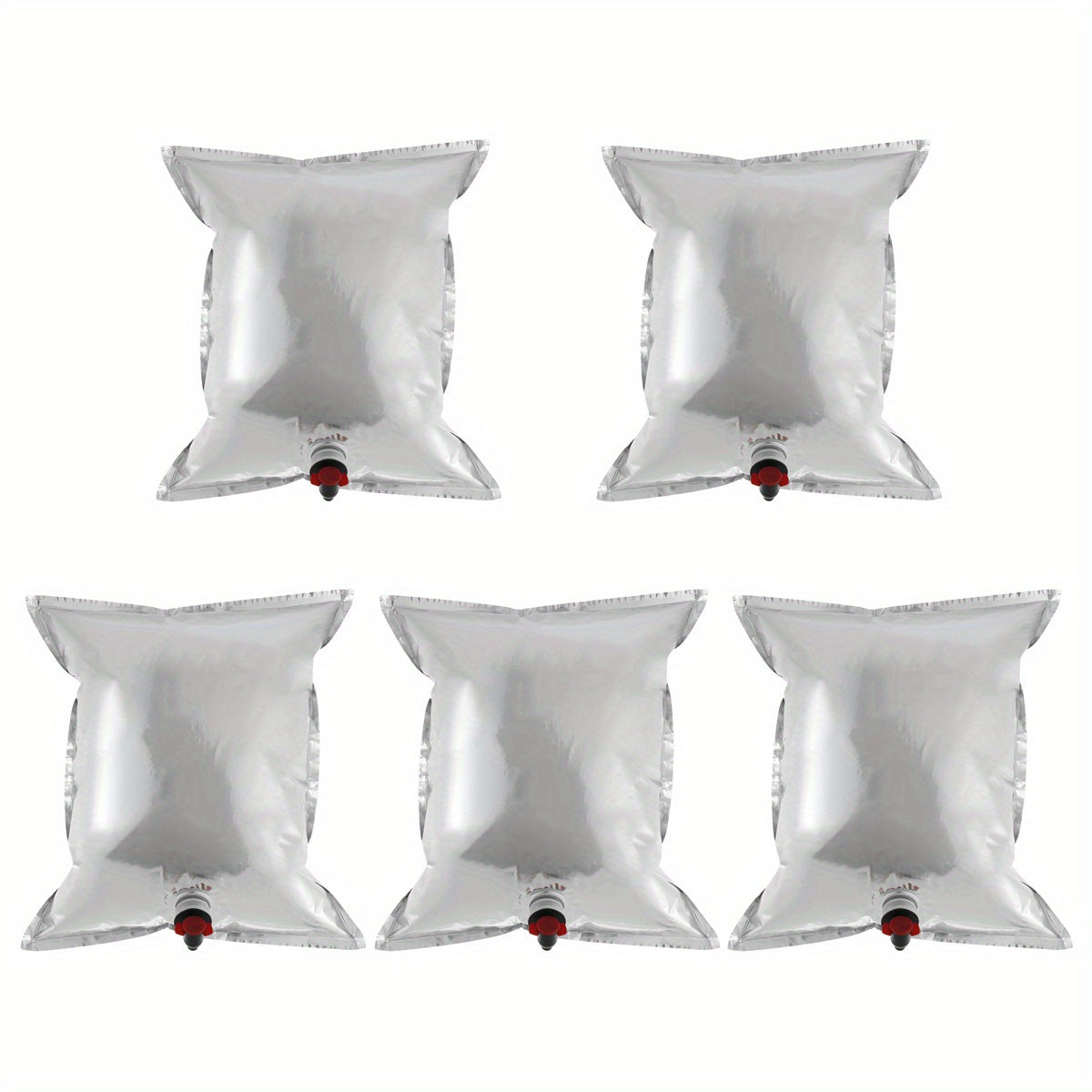 5pcs 25L Collapsible Water Bags Travel Camping Mountaineering