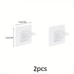 4pcs Self Adhesive Shelf Support Pegs Closet Cabinet Clips