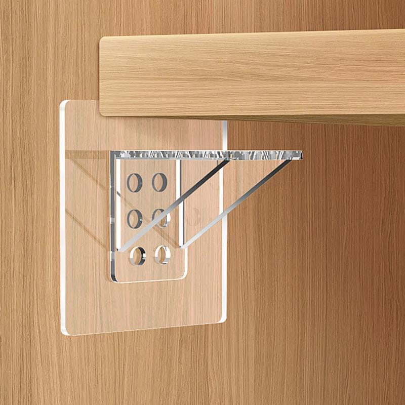 4pcs Self Adhesive Shelf Support Pegs Closet Cabinet Clips
