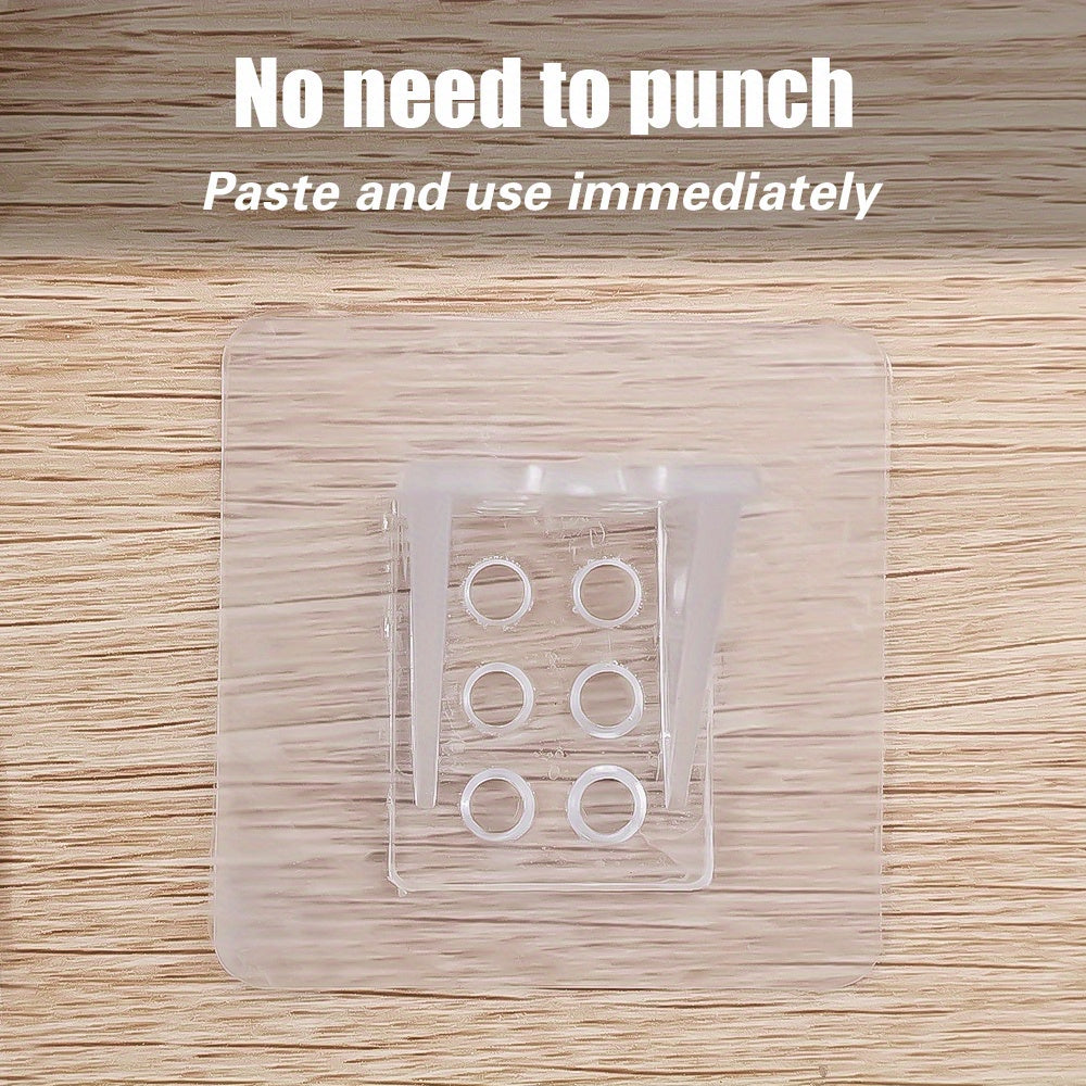 4pcs Self Adhesive Shelf Support Pegs Closet Cabinet Clips