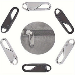 7pcs Zipper Slider Zipper Head Travel Bag Hanging Accessories
