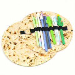 Makeup Holder Pencil Roll Up Case Pancake Pen Case Stationery Bag
