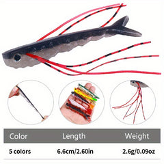 5pcs Soft Bait Salmon Fishing Lure