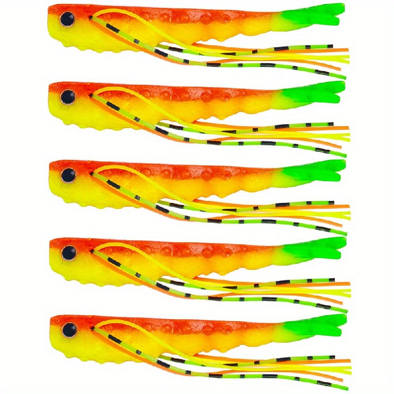 5pcs Soft Bait Salmon Fishing Lure