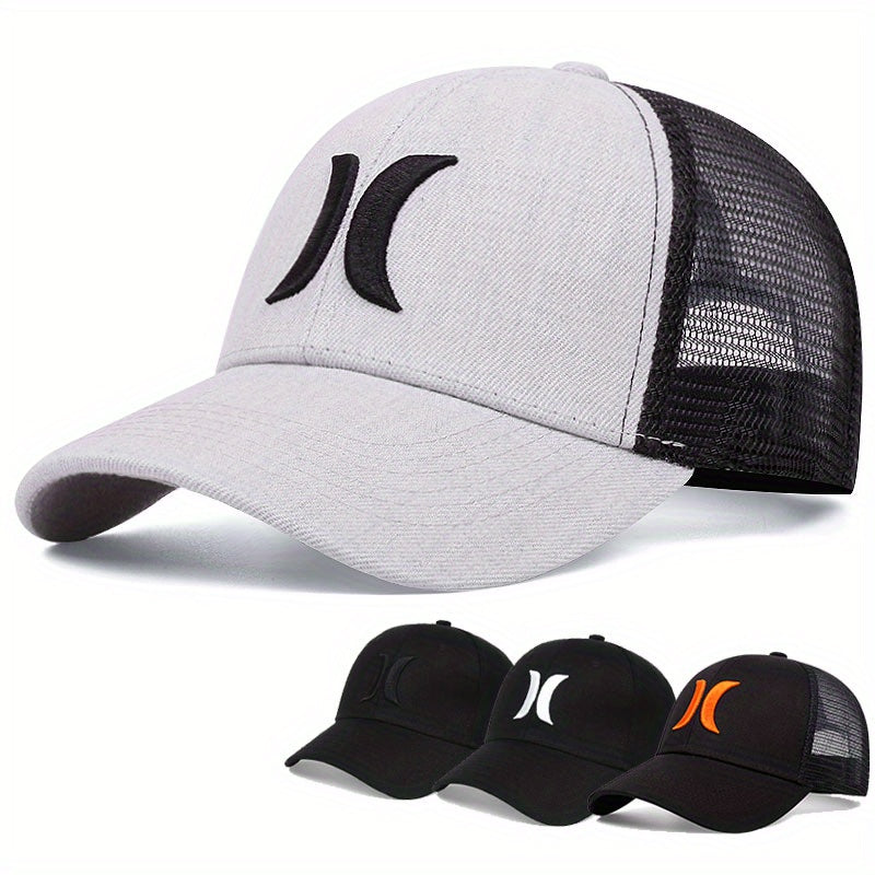 Men's Outdoor Trucker Hat Sun Hat for Fishing