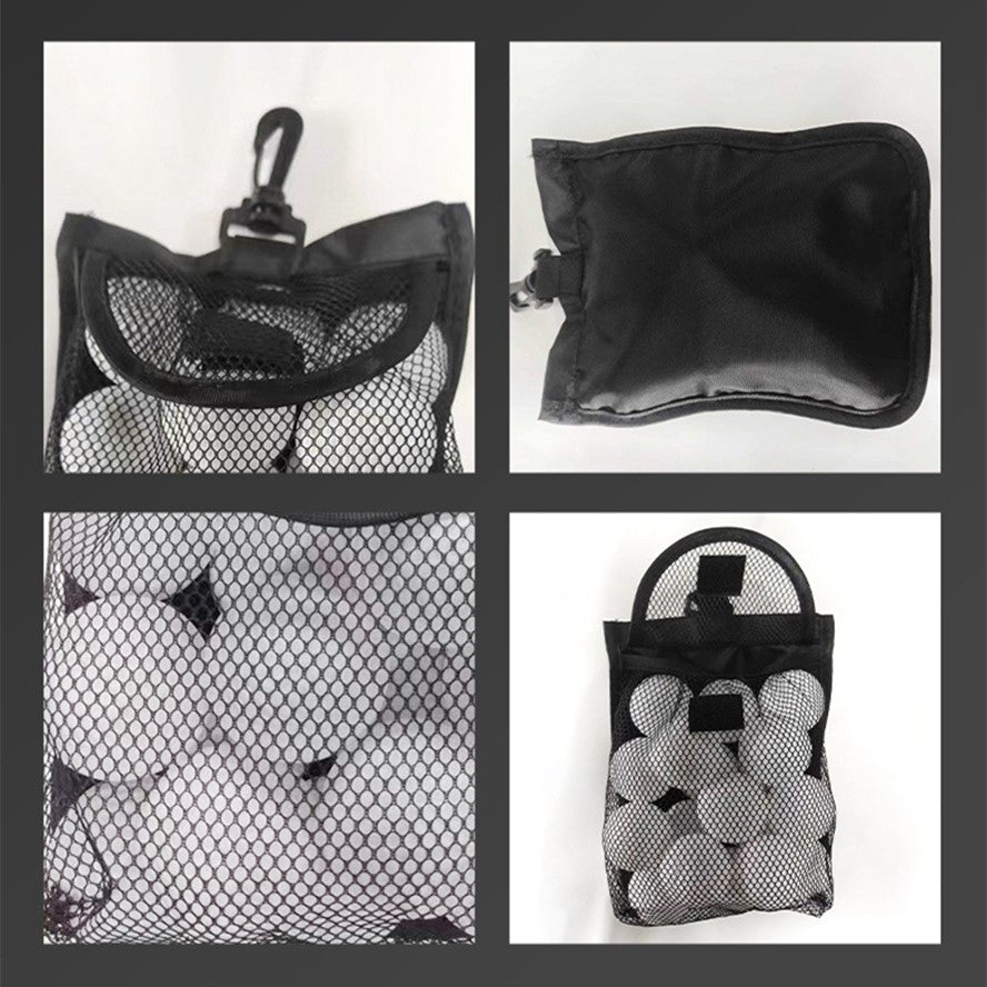Portable Golf Ball Bag Mesh Holder for Clubs