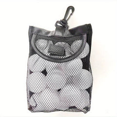 Portable Golf Ball Bag Mesh Holder for Clubs