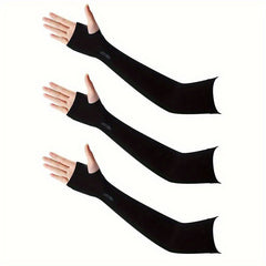 3 Pairs UV Protection Cooling Arm Sleeves For Men And Women