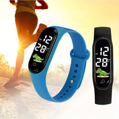 1pc Women Touch LED Digital Watch Electronic Sports Watch