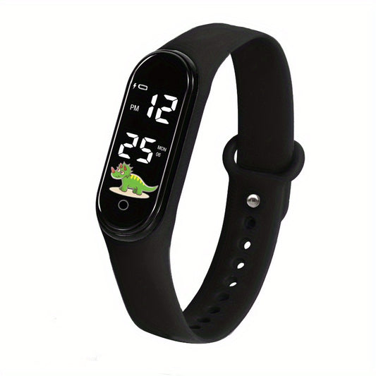 1pc Women Touch LED Digital Watch Electronic Sports Watch