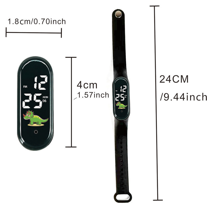 1pc Women Touch LED Digital Watch Electronic Sports Watch