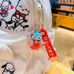 Cartoon Dragon Keychain Keyring Car Bag Key Chain Pendant Year Gift Men Women