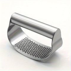 Stainless Steel Garlic Press Metal Garlic Mincer Kitchen Supplies