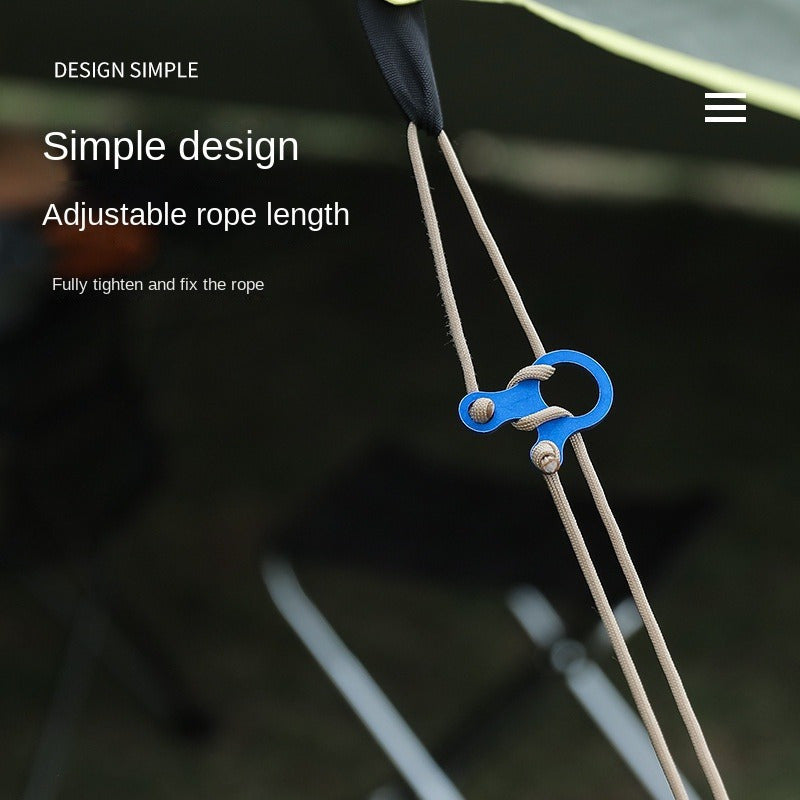 Stainless Steel Guyline Cord Adjusters Camping Accessories
