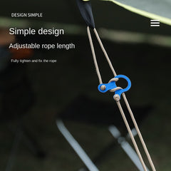 Stainless Steel Guyline Cord Adjusters Camping Accessories