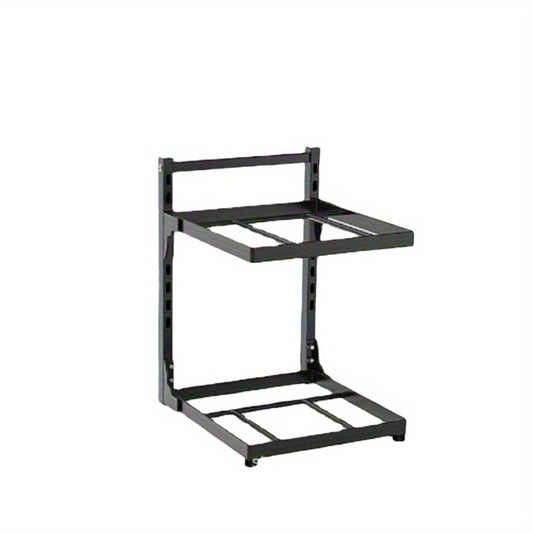 1pc Kitchen Under Sink Rack Household Pot Storage Rack Stovetop Cabinet